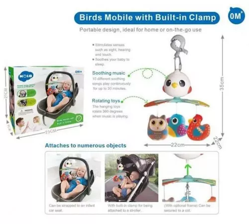 cumpără Jucărie cu pandantiv Hola Toys E995A Птички în Chișinău 