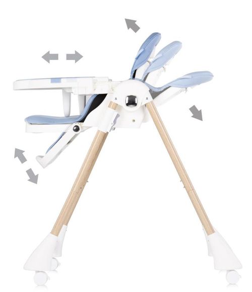 купить Стульчик для кормления Chipolino STHCS02605SK CANDY SHOP sky blue в Кишинёве 