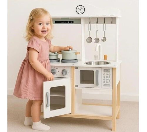 cumpără Bucătărie și veselă de jucărie Baby Mix 58989 Кухня Wood în Chișinău 