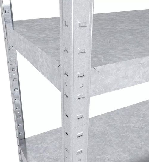 купить Cтеллаж складской Nex Home Raft metalic Budget 1800x700x300mm, 5 polite metal, galvanizat в Кишинёве 