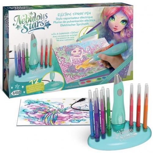 купить Набор для творчества Nebulous Stars 11352 Electric Spray Pen Deluxe Set в Кишинёве 