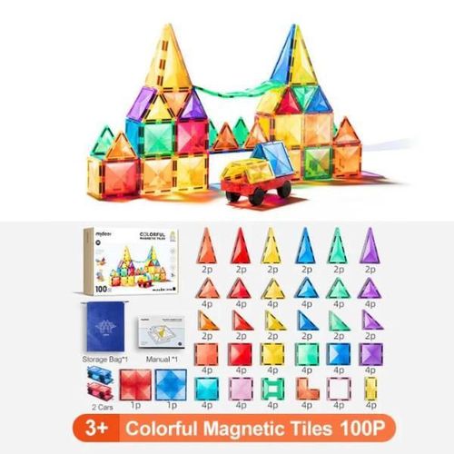 cumpără Set de construcție ToyMall 008434 Constructor magnetic 100pcs în Chișinău 