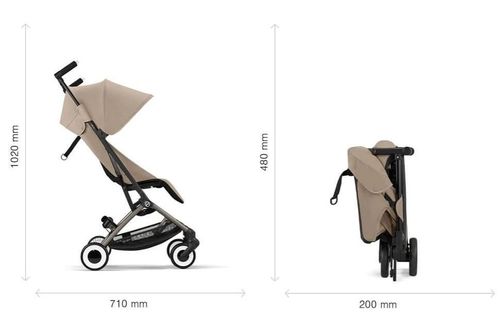купить Детская коляска Cybex 524000199 Libelle, Magic Black (pliabil ultracompact) в Кишинёве 