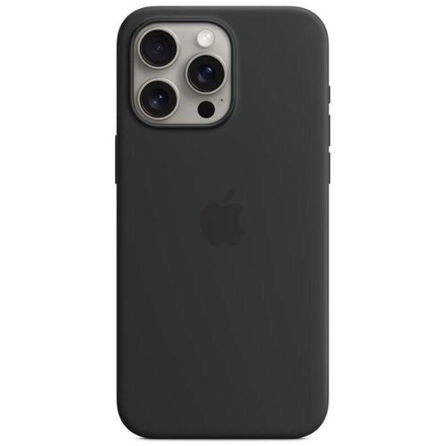 cumpără Husă pentru smartphone Apple iPhone 15 Pro Max Silicone MagSafe Black MT1M3 în Chișinău 