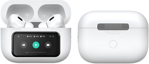 купить Наушники беспроводные Helmet HMT-AP3WHSMD, TWS Smart Display, White в Кишинёве 
