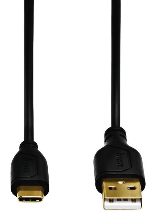 cumpără Cablu telefon mobil Hama 135784 Flexi-Slim USB-C gold-plated în Chișinău 