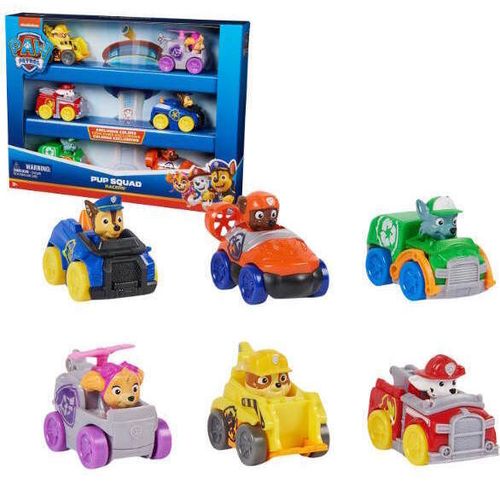 купить Игрушка Spin Master 6070070 Набор из 6 машинок: Pup Squad Racers, серия Paw Patrol в Кишинёве 