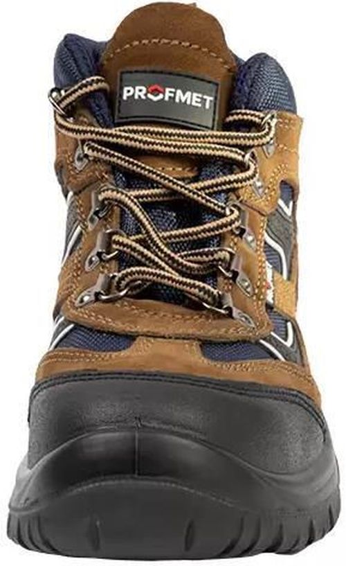 cumpără Încălțăminte de lucru Profmet 345640 Bocanci din piele intoarsa/tesatura, grad protecție S1P, virf din otel, cafenii, m.40 în Chișinău 