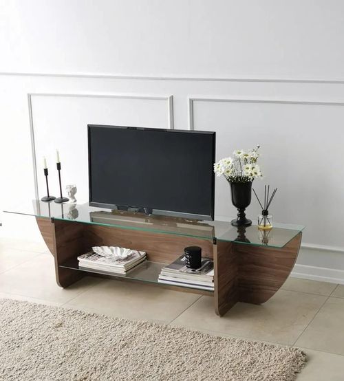 cumpără Comodă TV Trendy Crin, Nuc 158x40x35cm în Chișinău 
