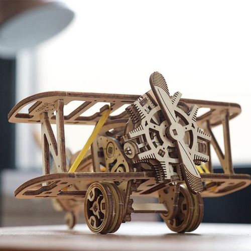 cumpără Set de construcție Ugears 51015 Avion mini-biplan în Chișinău 