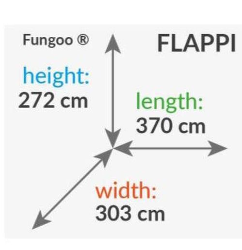 купить Детская площадка Fungoo FLAPPI teak painted в Кишинёве 