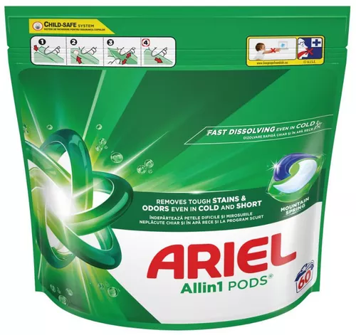 купить Порошок для стирки Ariel 4363 PODS MS 60W в Кишинёве 