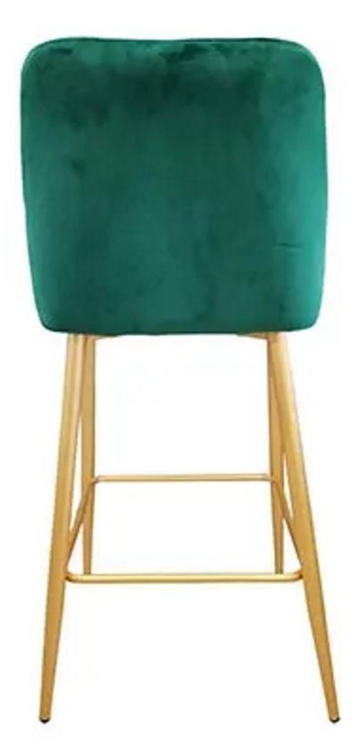 купить Барный стул Deco Clasic Green+Golden legs в Кишинёве 