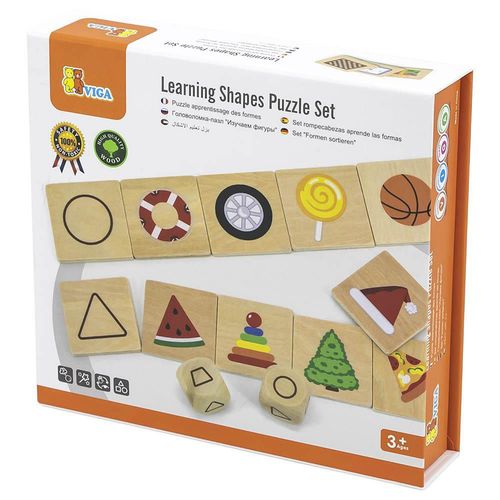 cumpără Puzzle Viga 44506 Learning Shapes Puzzle Set în Chișinău 