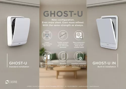 cumpără Recuperator O'ERRE Ghost Active, 25dB, 60m3/h, D.160, 93% în Chișinău 