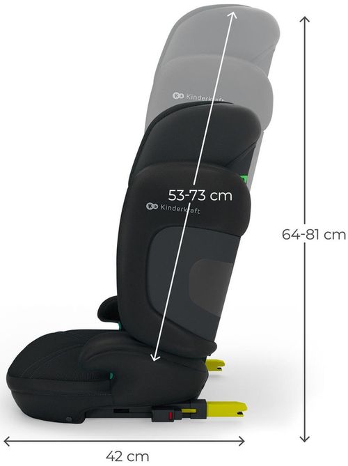 купить Автокресло KinderKraft KCXPPR02BLK0000 Xpand 2 PRO i-Size 100-150cm Black в Кишинёве 