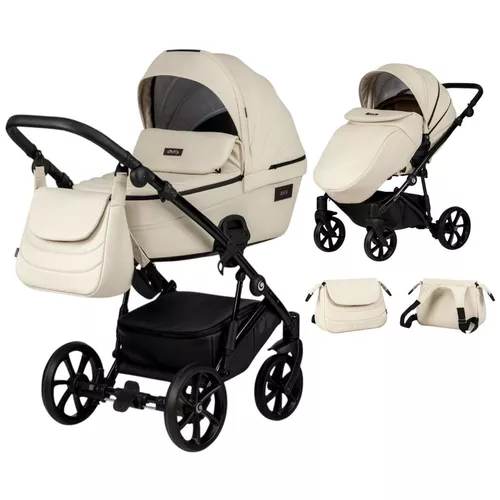 cumpără Сărucior pentru copii Tutis 2in1 VIVA4 Leather 2/1 Vanilla 086 (1202086) în Chișinău 