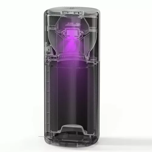cumpără Purificator de aer EvoAir Aero600, Smart, Wifi, 600 m³/h, Filtru 3in1 True HEPA, Carbon Activ, Alb&Gri în Chișinău 