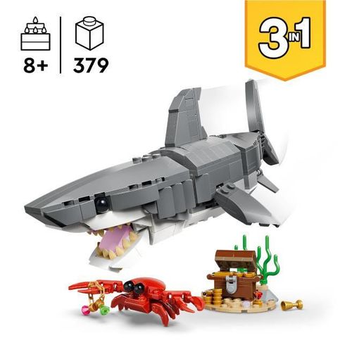 купить Конструктор Lego 31381 Fierce Shark with a Treasure в Кишинёве 