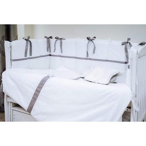 купить Детское постельное белье PernaMea Set lenjerie 8 piese Renaissance Gri (PM.101641/1) в Кишинёве 
