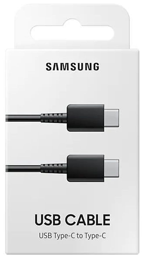 купить Кабель для моб. устройства Samsung EP-DA705 Type-C to Type-C Cable Black в Кишинёве 