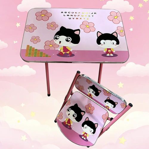 cumpără Set de mobilier pentru copii Richi (879611) Masa cu scaun Pisicuțe, 60x40cm în Chișinău 