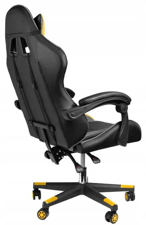 купить Офисное кресло Jumi CM-439962 ARAGON, Negru/galben/gri в Кишинёве 