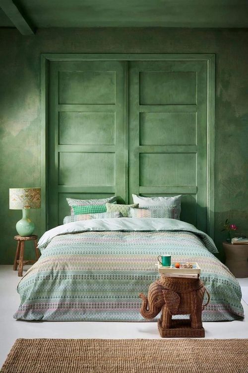купить Постельное белье Pip Studio 329254 Ashanti 140x200/220 Green в Кишинёве 