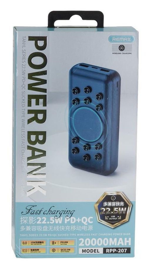 cumpără Acumulator extern USB (Powerbank) Remax RPP-207 Blue 20000mAh în Chișinău 