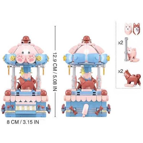 cumpără Set de construcție Sluban P8027 Carusel, 3 modele, de la 250 pînă la 272 elem. în Chișinău 