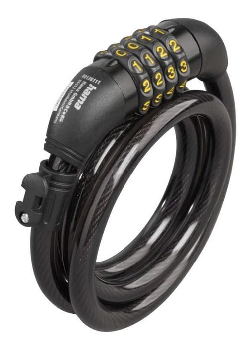 купить Аксессуар для велосипеда Hama 178135 Bicycle Spiral Lock 120cm в Кишинёве 