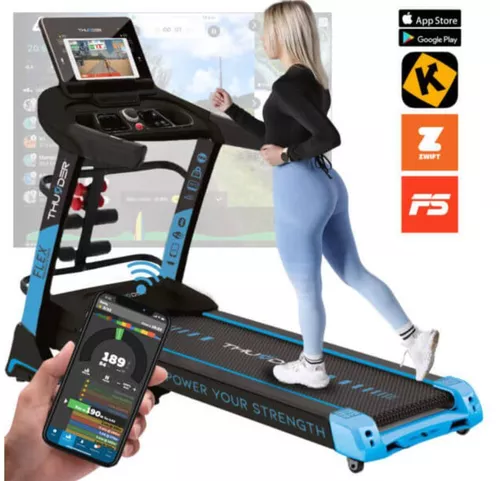 купить Беговая дорожка Thunder FLEX-DS-TFT, WiFi, Black в Кишинёве 