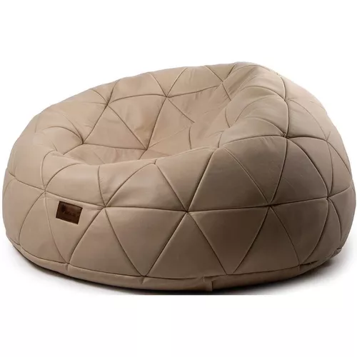 купить Кресло-мешок Because Royal Bej (140x140x50cm) в Кишинёве 