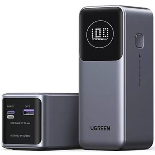 cumpără Acumulator extern USB (Powerbank) Ugreen 35526B Nexode Flight Approved 12000mAh, Grey în Chișinău 