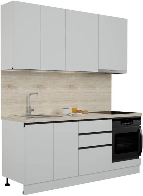 cumpără Mobilă pentru bucatarie ArtFlame GOLA White (2 m.l.) în Chișinău 