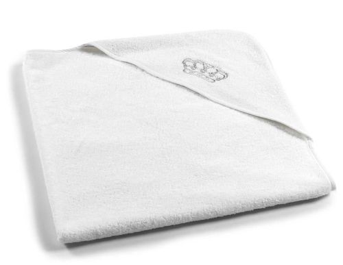cumpără Accesoriu pentru baie PernaMea Prosop botez 90x90cm Coronita gri în Chișinău 