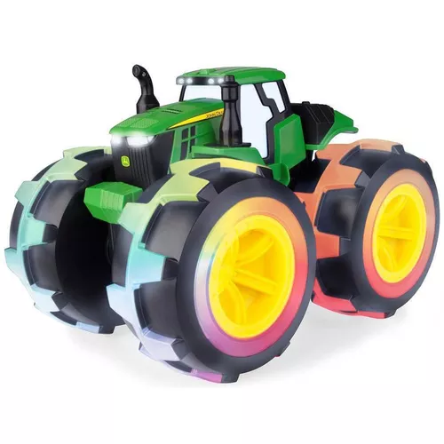 купить Машина Tomy T46644 Tractor cu roți mari cu lumini – John Deere в Кишинёве 