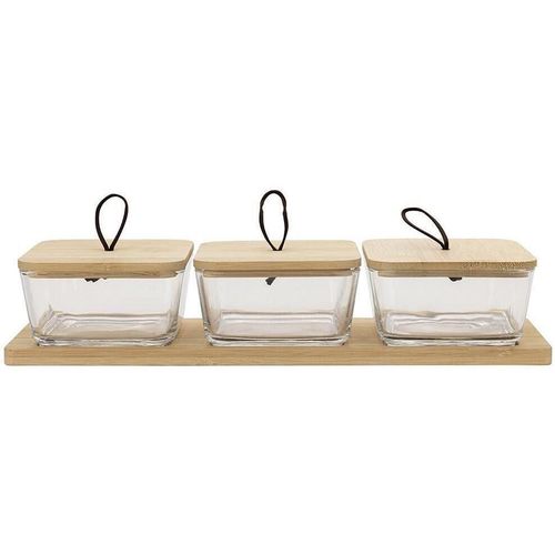 cumpără Container alimentare Florina 3K1174 Mika, sticla, 3x270ml în Chișinău 