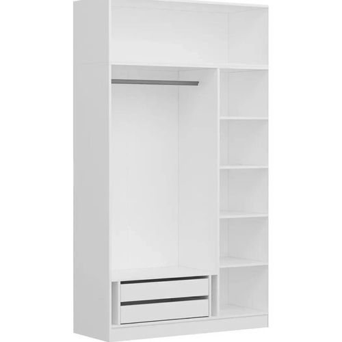 cumpără Dulap Trendy Minar 3 Mebran Kapak 2 235-Alb, 135x235x52cm în Chișinău 