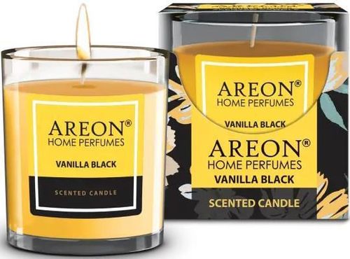 купить Ароматизатор воздуха Areon Home Perfume Sticks 150ml + свеча (Vanilla Black) в Кишинёве 