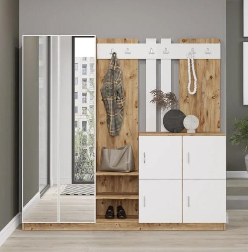 cumpără Mobilă pentru antreu Trendy DD9-AW, 187x180x37cm (GTR001401) în Chișinău 
