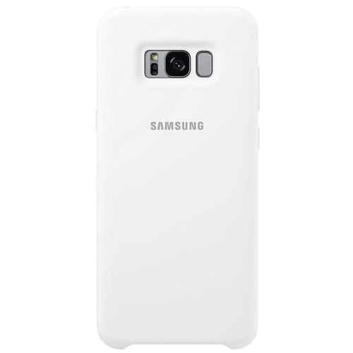 купить Чехол для смартфона Samsung EF-PG955, Galaxy S8+, Silicone Cover, White в Кишинёве 