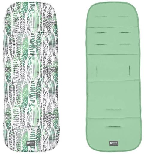 cumpără Accesorii pentru cărucior Kikka Boo 31108040086 Salteluta pentru carucior Leaves Mint în Chișinău 