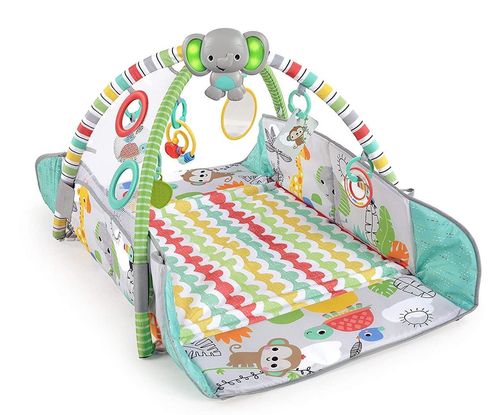 купить Игровой комплекс для детей Bright Starts 12624 Salteluta de activitati 5 in 1 Gym & Ball Pit Totally Tropical в Кишинёве 