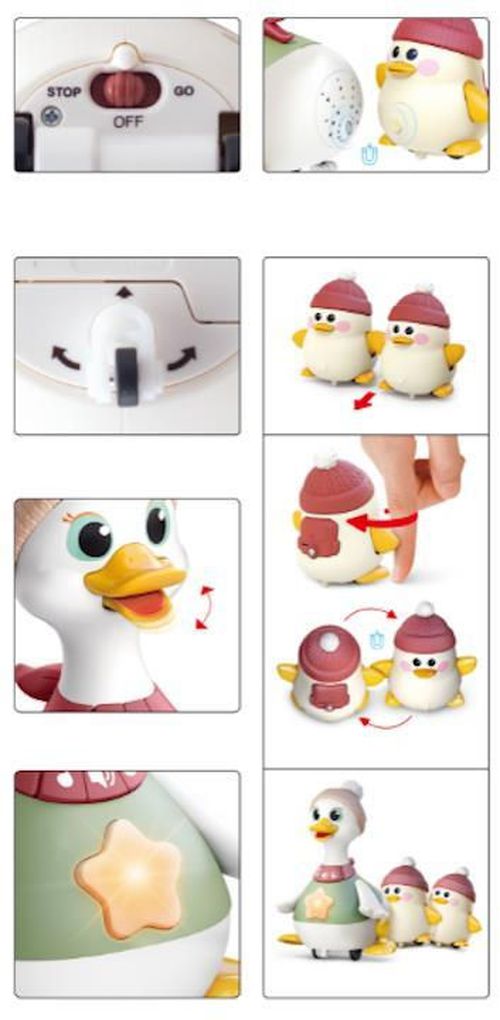 cumpără Puzzle Hola Toys HE9987 Jucarie interactiva "Familia de Rațe" în Chișinău 