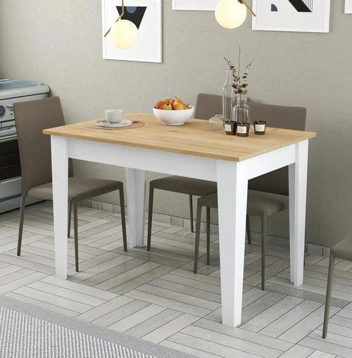 купить Стол Trendy Kiev 512-Alb, Stejar 110x75x72cm в Кишинёве 