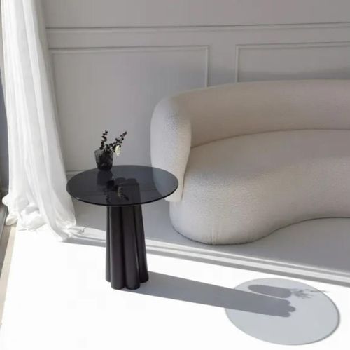 купить Журнальный столик Trendy Thales, negru, gri inchis в Кишинёве 