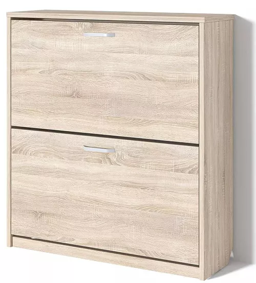купить Полка для обуви Fabrik Home Тумба для обуви 2 дверцы / 800 дуб сонома в Кишинёве 
