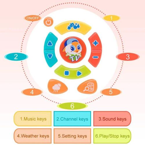 cumpără Jucărie muzicală Hola Toys 3113 Telecomanda cu muz si lumina în Chișinău 