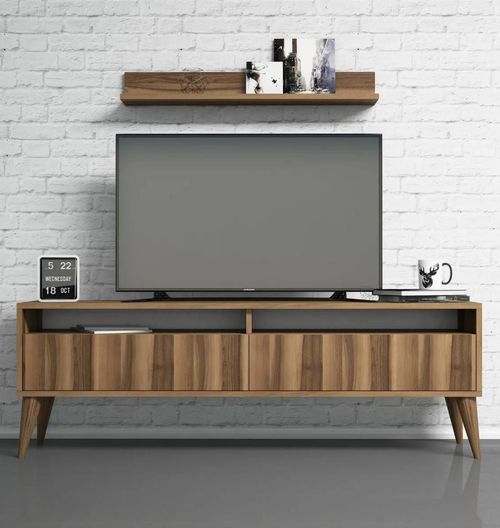 купить Тумба напольная для TV Trendy Cel mai bun, Nuc 150x50x30cm в Кишинёве 
